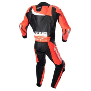 Alpinestar GP PLUS V4 LEATHER SUIT - 1PC Red Fluo Size 54