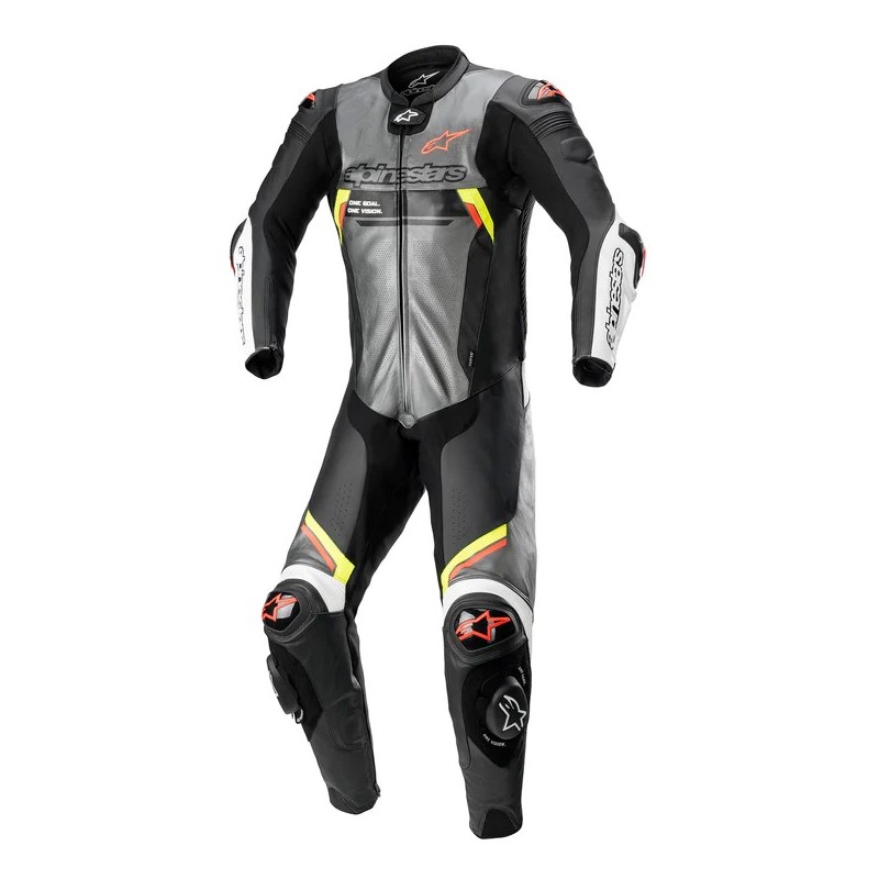 Alpinestar MISSILE V2 1-PIECE IGNITION LEATHER SUIT Gray Size 52