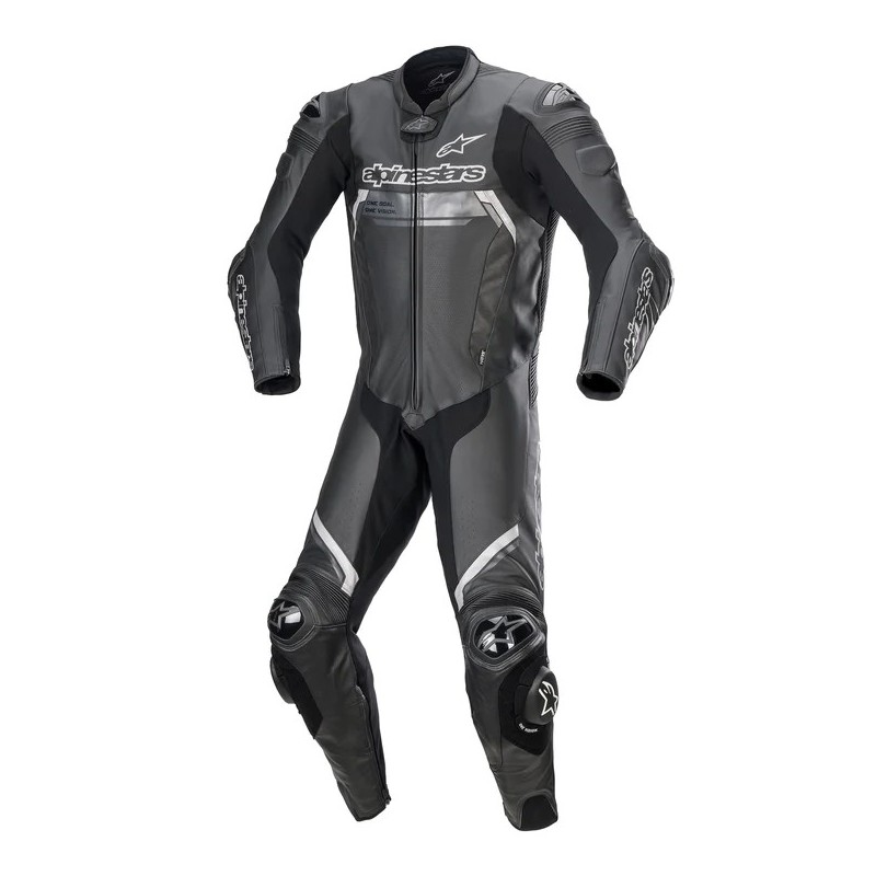 Alpinestar MISSILE V2 1-PIECE IGNITION LEATHER SUIT All Black Size 52