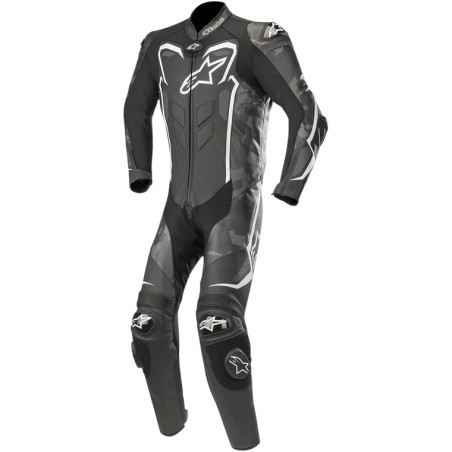 Alpinestar GP PLUS V2 CAMO 1-PIECE LEATHER SUIT All Black Size 54