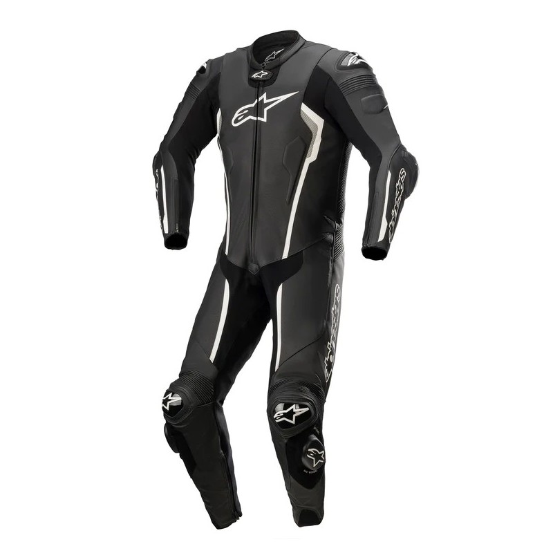 Alpinestar MISSILE V2 1-PIECE LEATHER SUIT Black White Size 52