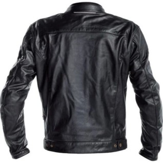 Regular leather jacket black Size 52