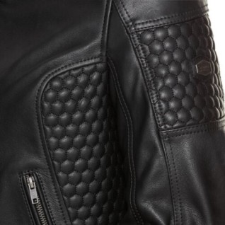 Retro-Style Women Motorcycle Jacket 1.0 Black Size S