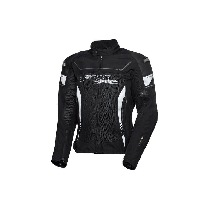 Sports women's leather textile jacket 3.1 black XS-L