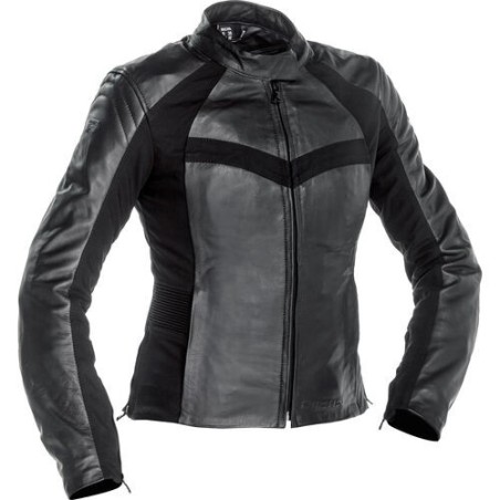 Catwalk women's leather jacket black size 42