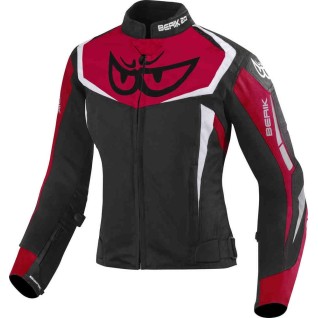 Berik Bad Eye Waterproof Ladies Motorcycle Textile Jacket Red Size 48