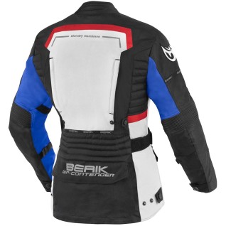 Berik Torino Waterproof Ladies Motorcycle Textile Jacket Blue Size 48