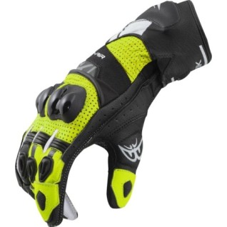 Berik Spa Evo Motorcycle Gloves Black Yellow XS-3XL