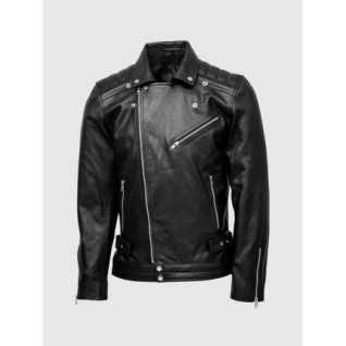 Quilted Biker Leather Jacket In Stock XS-4XL