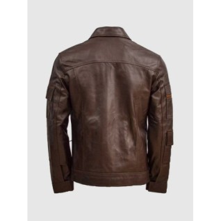 Brown Sheep Leather Jacket In Stock XS-4XL