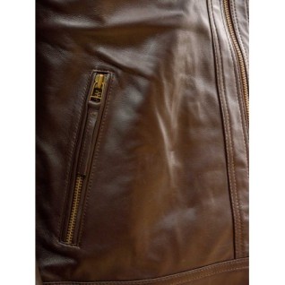 Brown Sheep Leather Jacket In Stock XS-4XL