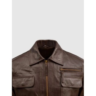 Brown Sheep Leather Jacket In Stock XS-4XL