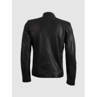 Summer Jacket - Cafe Racer Jacket In Black In Stock XS-4XL