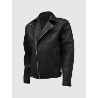 Men Traditional Leather Biker Jacket In Stock XS-4XL