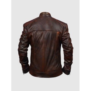 Vintage Leather Waxed Jacket For Men In Stock XS-4XL