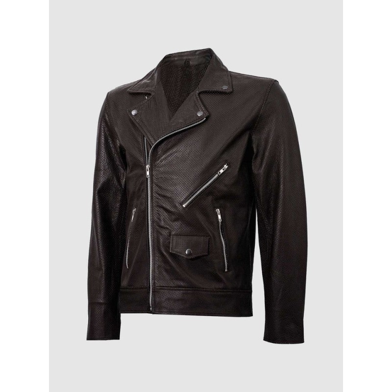 Summer Jacket Double Rider Leather Jacket In Stock XS-4XL