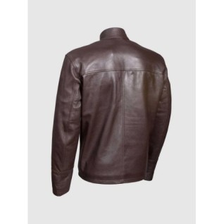 Chocolate Brown Leather Jacket Men In Stock XS-4XL