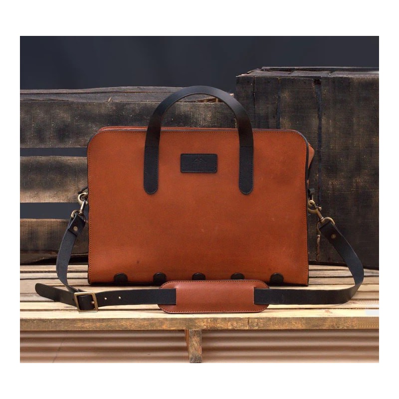 MONT5 Ganish Vintage Laptop Briefcase