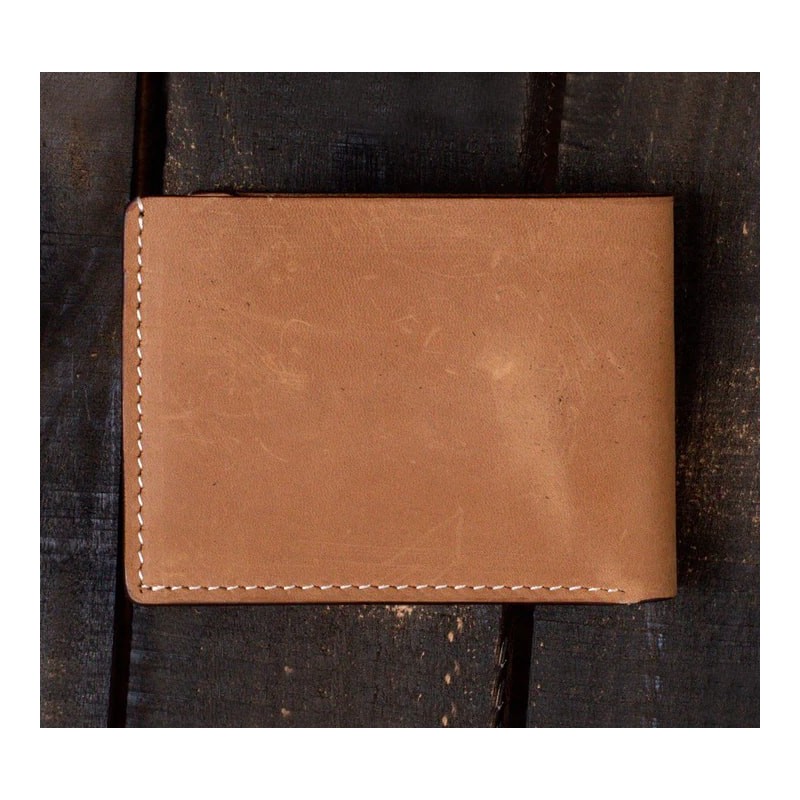 MONT5 Altit Tan Bifold Leather Wallet