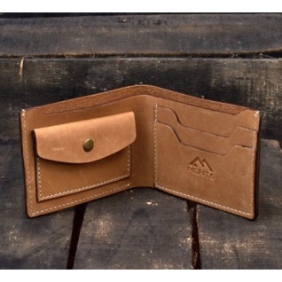 MONT5 Altit Tan Bifold Leather Wallet