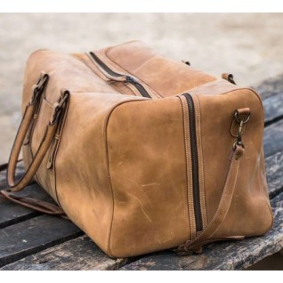 MONT5 Chitral Vintage Leather Duffle