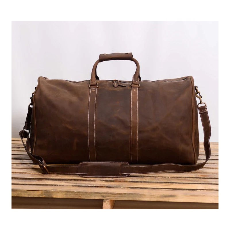 MONT5 Gokina Extra Large Leather Duffle