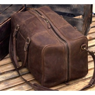 MONT5 Chitral Leather Overnight Bag