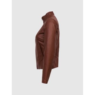 Tan Brown Leather Jacket In Stock XS-XL