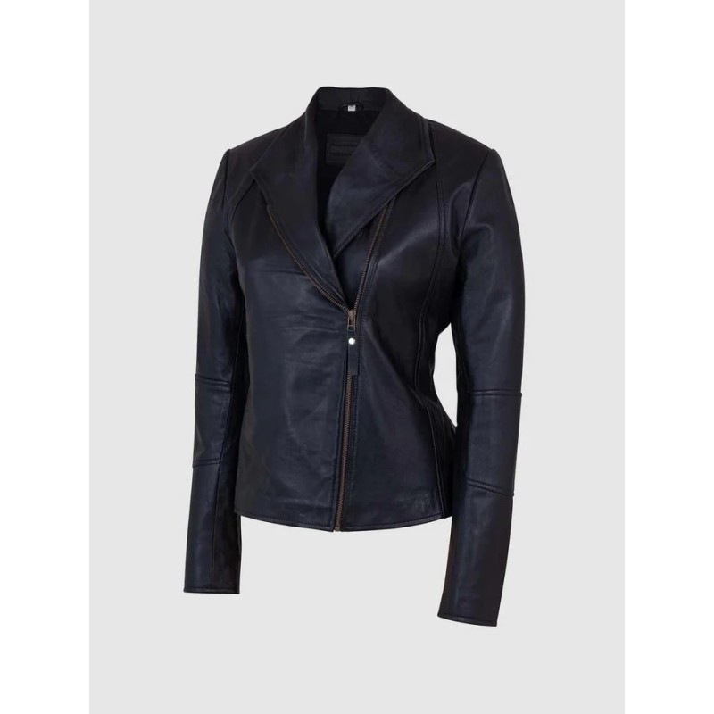 Motorbike Sheep Leather Jacket In Stock XS-XL