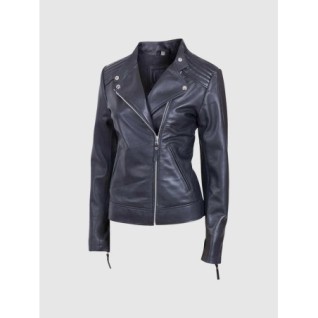 Classic Moto Leather Jacket Black In Stock XS-XL