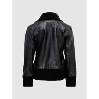 Classic Black Bomber Jacket In Stock XS-XL