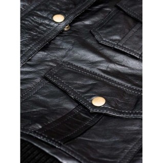 Classic Black Bomber Jacket In Stock XS-XL