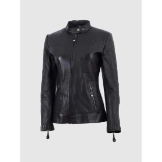 Cafe Racer Leather Jacket Black In Stock XS-XL