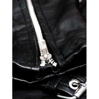 Black Biker Jacket In Stock XS-XL