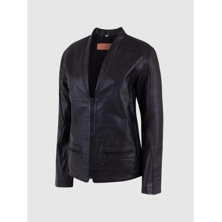 Soft Black Leather Jacket In Stock XS-XL