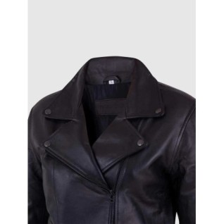 Female Motorcycle Leather Jacket In Stock XS-XL