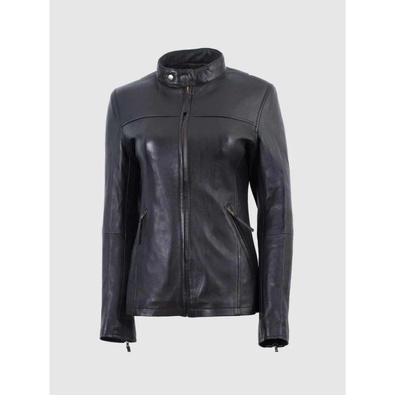 Lightweight Black Biker Jacket Black In Stock XS-XL