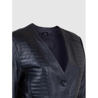 Modern Fashion Leather Jacket Black In Stock XS-XL