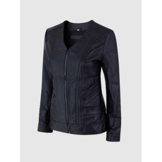 Sheep Leather Slim Jacket Black In Stock XS-XL