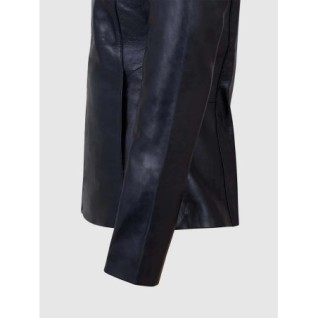 Women Leather Biker Jacket Black In Stock XS-XL