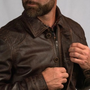 SHERIDAN LEATHER BARN JACKET IN STOCK M-3XL