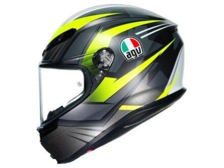 AGV K6 Excite Grey In Stock XS-L