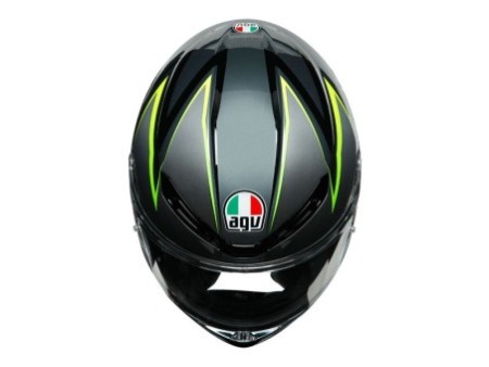 AGV K6 Flash Grey / Black / Fluo Green In Stock S-XL