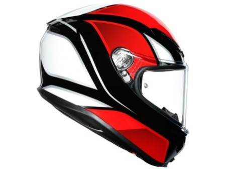 AGV K6 Hyphen Black / Red / White In Stock XS-XL