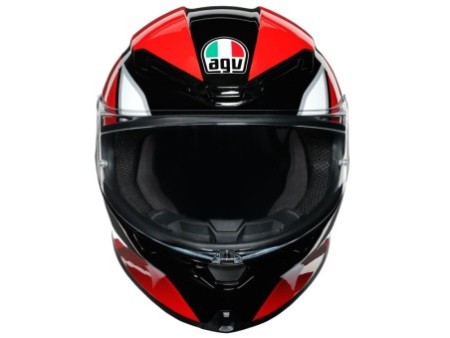 AGV K6 Hyphen Black / Red / White In Stock XS-XL