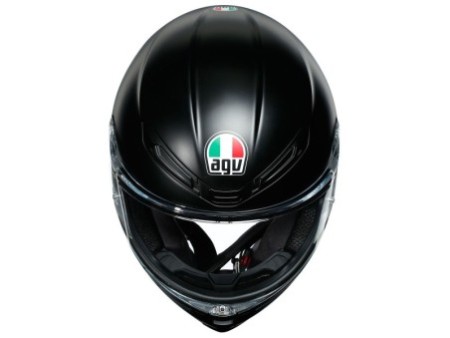 AGV K6 Minimal Pure Matt Black / White / Red XS-XL