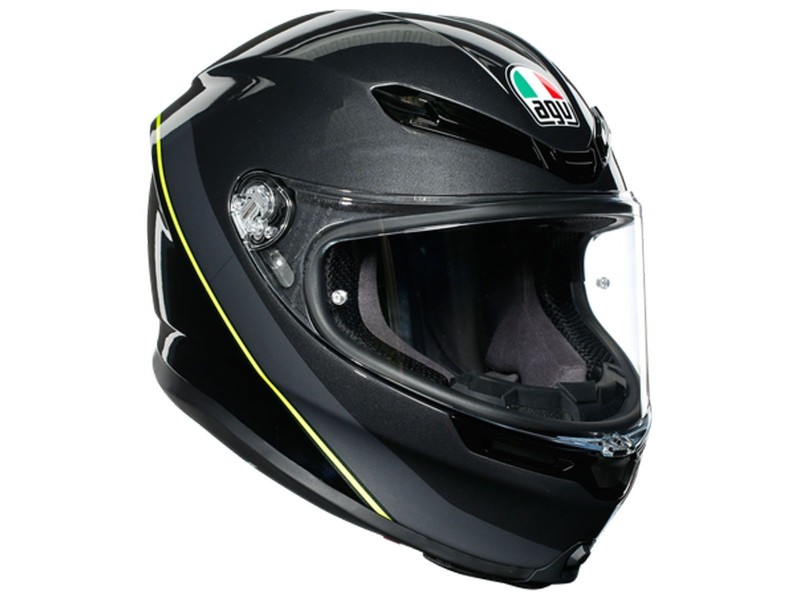 AGV K6 Minimal Gunmetal / Black / Fluo Yellow XS-XL