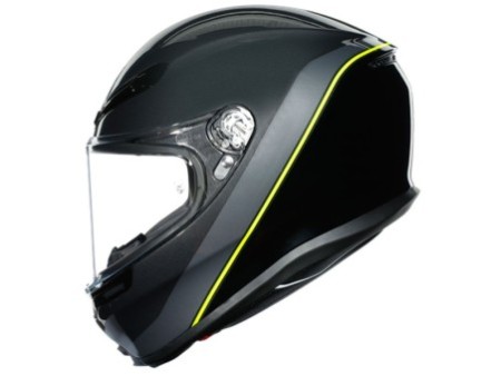 AGV K6 Minimal Gunmetal / Black / Fluo Yellow XS-XL