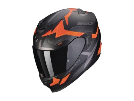 Scorpion EXO 520 Evo Air Elan Black / Orange In Stock XS-XXL