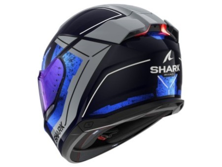 Shark Skwal i3 Rhad Blue / Chrome / Silver In Stock XS-XXL